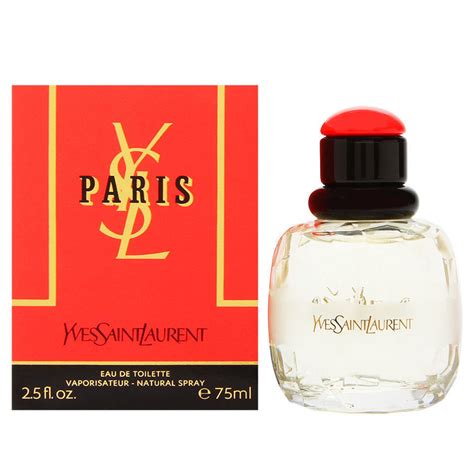 yves saint laurent paris eau de toilette 75ml spray|where to buy Paris perfume.